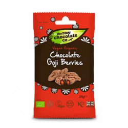 Gojibær med rå chokolade Snack pack Øko - 28 gram