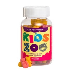 Kids Zoo Kalk + D-vitamin Tyggedyr 60 stk.