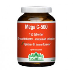Health Care Mega C 500 mg (150 tabletter)