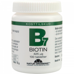 Natur Drogeriet Mega Biotin 425 ug (100 tabletter)