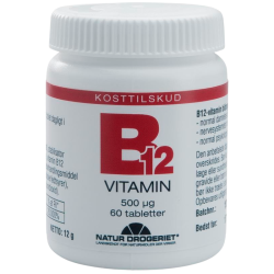 Natur Drogeriet B12 Gold Vitamin 500 ug (60 tabletter)