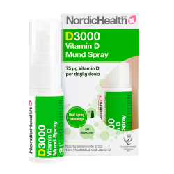NordicHealth DLUX 3000 D-vitaminspray (15 ml)