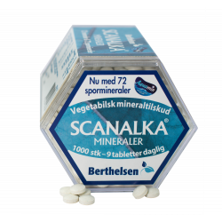 Scanalka Mineraler - Berthelsen (1000 tabletter)
