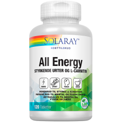 Solaray All Energy (120 tabletter)