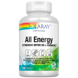 Solaray All Energy (120 tabletter)