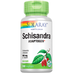 Solaray Schizandra 580 mg (100 kapsler)