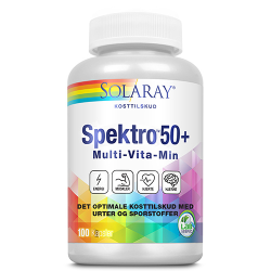Solaray Spektro2 Multi-Vita-Min uden jern og vitamin K (100 kapsler)