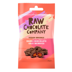The Raw Chocolate co. Gojibær m. rå chokolade Ø Snack pack