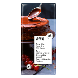 Vivani Mørk Chokolade Overtræk Ø (200 g)